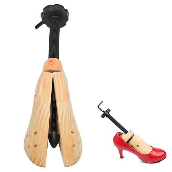 Pine Wood Shoe Support Justerbar skostørrelse Stretch Expansion Tool ExpanderL(42~46)