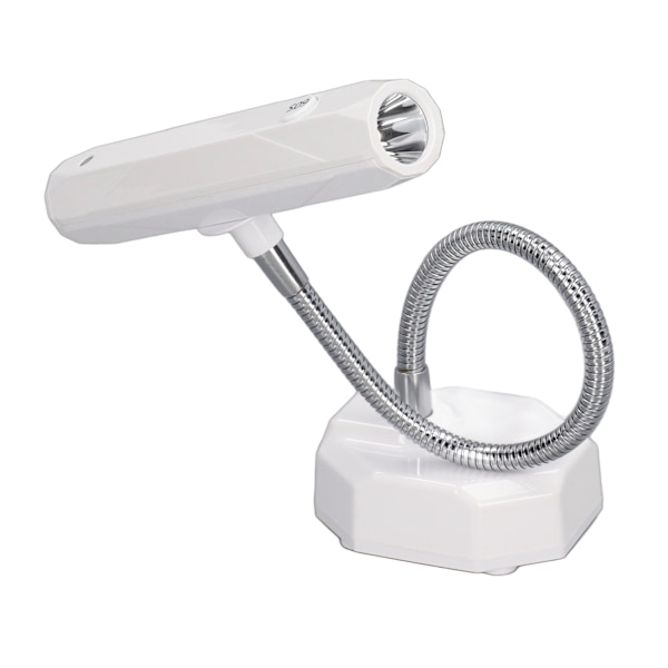 Gooseneck Nail Lamp Fast Dry Oppladbar LED Desktop Gooseneck Nail Light for Manikyr Hvit