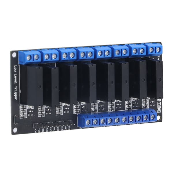 HYM281 8-kanals solid state relémodul lavnivå driver relémodul med sikring