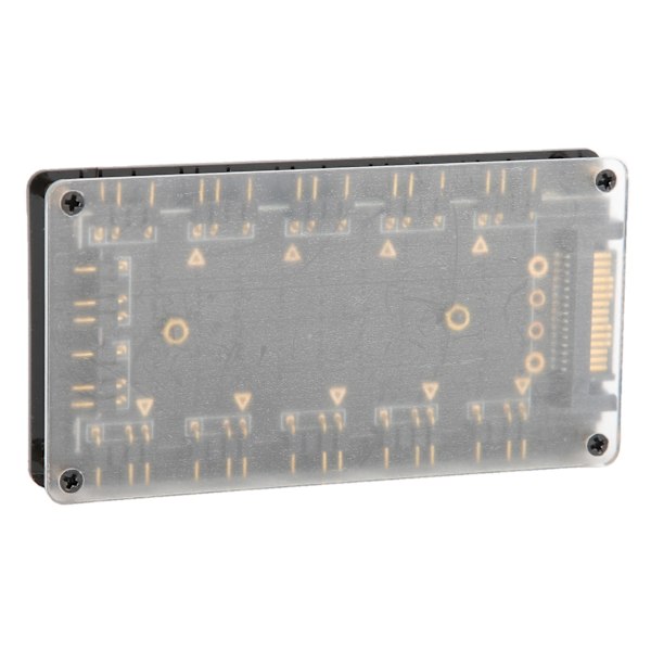 Fan Hub Splitter til ASUS/MSI AURA Motherboard RGB 5V 3‑Pin 10‑i‑1 Interface Udvidelse