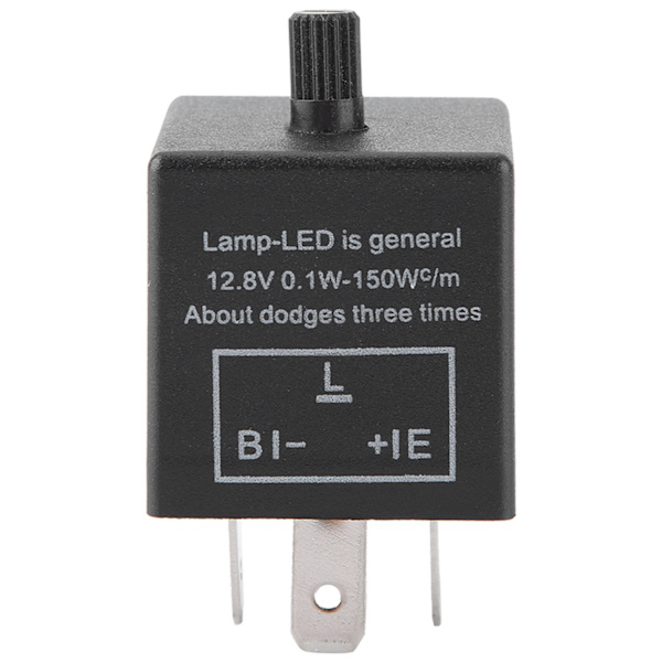 Elektronisk LED Justerbart Blinkrelæ til Blinklys CF14 JL-02 til CF 14K
