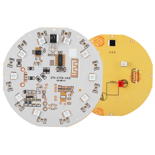 CT19 färgglada RGB-ljus Bluetooth högtalare Glödlampa Bluetooth -kort med fjärrkontroll