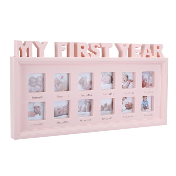 Baby Bild Keepsake Ram Baby Nyfödd Vägg Fotoramar Minnesvärda Fotografier Album