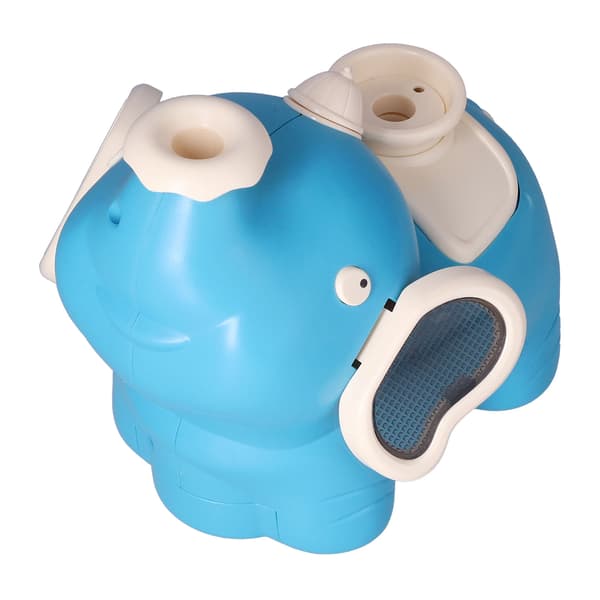 Elefant som blåser boll, gående leksaker, levitationsboll, elefantsprej, luftfuktare för barn över 3 år, blågrön