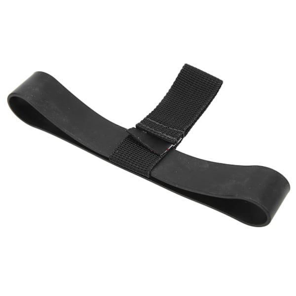 KEEP Sukelluspullon letkun pidikekuminauha Elastinen kulutuskestävä snorklauspullon hihna 6L sylinterilleMusta