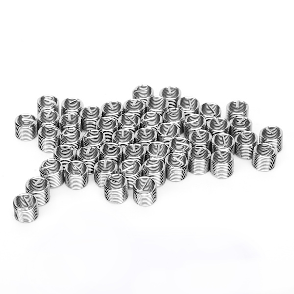 50 kpl kierreliittimet urospuoliset naaraspuoliset supistusmutterin korjaustyökalut ruostumattomasta teräksestä M8x1x1,5D