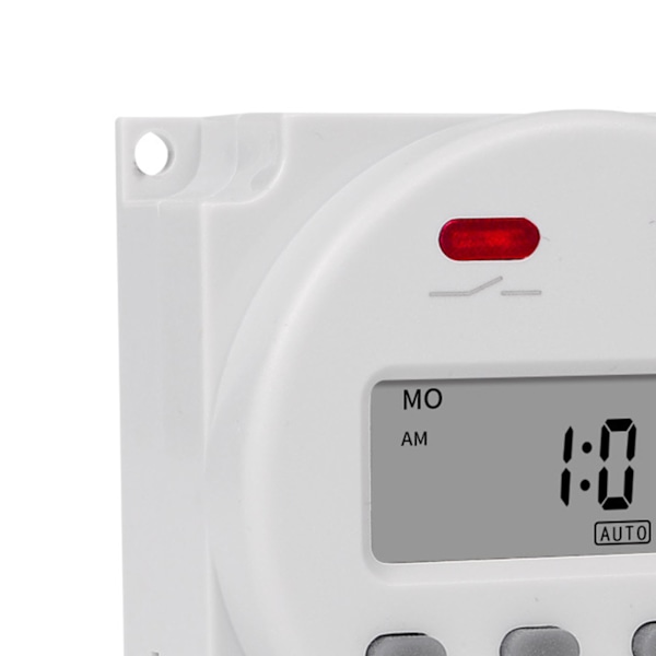 Mikrocomputer Strømforsyning Tidsur Kontakt Smart Programmerbar Timer Kontakt Gadelampe Nedtællingskontakt 110V