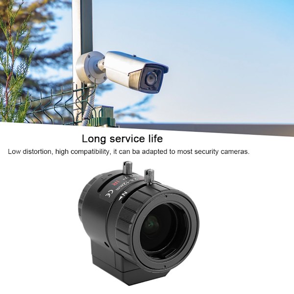 3 MP HD autobländarzoom 2,8-12 mm brännviddsobjektiv för säkerhetskamera