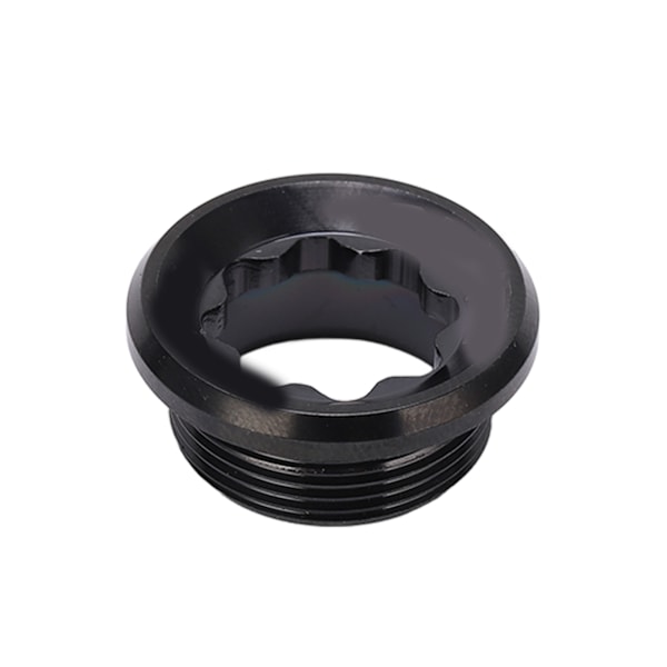 RISK 20mm Bike Crank Cover Screw Cap Aluminum Alloy M20 Bicycle Cranket Crank Fixing Bolt for Road Mountain BikeBlack