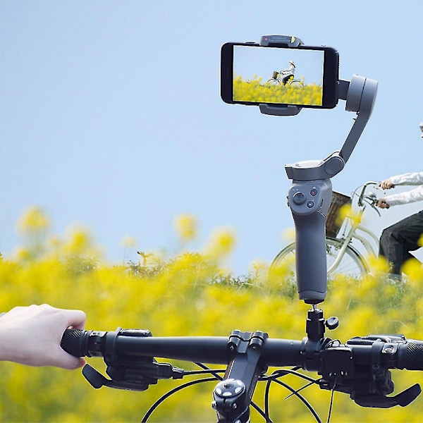 Grå Gimbal Kamera Sykkelholder Dji Osmo Mobile 2/3