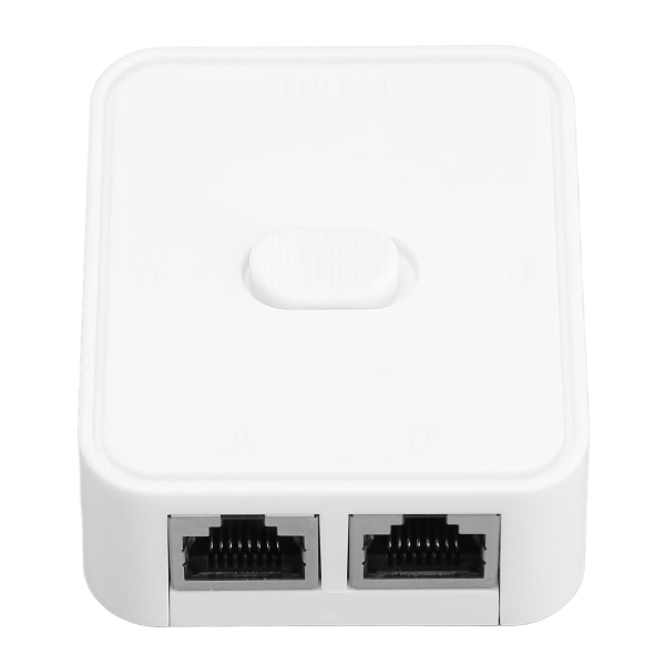 Gigabit Nätverksswitch 2 Port 10/100/1000 Mbps 2 In 1 Ut 1 In 2 Ut PoE Extender Switch RJ45 Network Splitter Adapter
