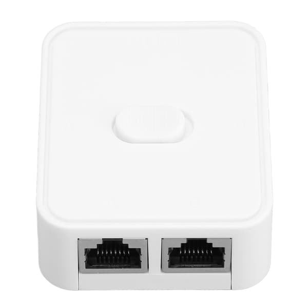 Gigabit Netværk Switch 2 Port 10/100/1000Mbps 2 Ind 1 Ud 1 Ind 2 Ud PoE Extender Switch RJ45 Netværk Splitter Adapter