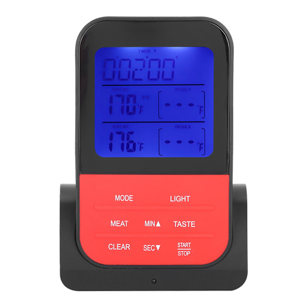 Digitalt display BBQ grill termometer køkken madlavning mad timing termometer