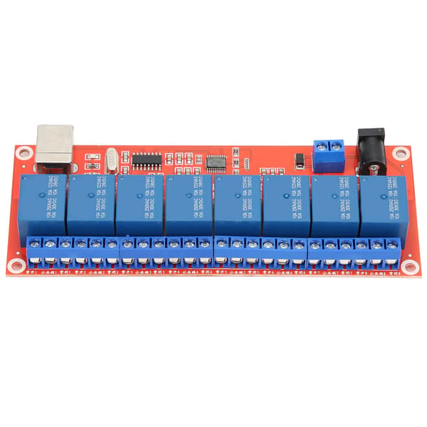 Relæmodul Interface Board til LowLevel Trigger USB seriel port DIY elektriske forsyninger 24V