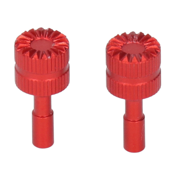 2 stk. RC joystick i aluminiumlegering, aftagelig fjernbetjening, tommelfingerrocker til Mini3 Pro, rød