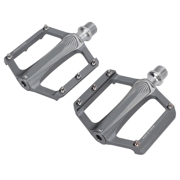 Enlee cykelpedaler i aluminiumlegering DU-lager cykelplattformspedal för landsvägscyklar i titan