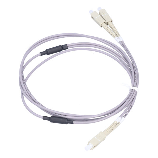Optisk fiber patchkabel pansret jumper multimode 2-kernet optisk kabel SC UPC-SC UPC grå (3 meter)