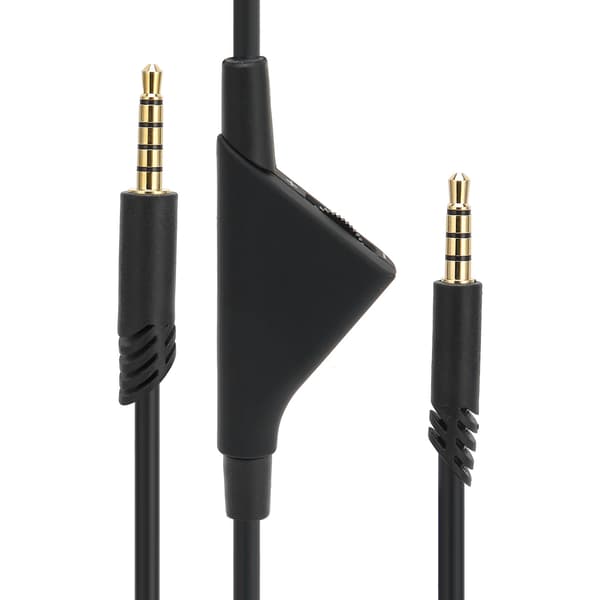 2M Hodetelefonkabel Plug and Play Lydlinje Volumkontroll for Logitech Astro A10 A30 A40