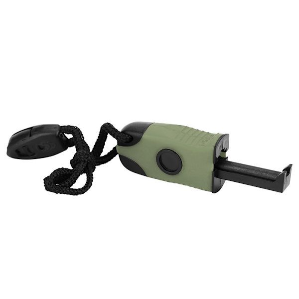Magnesium Flint Stone Fire Starter Hätäsytytin Outdoor Survival Camping Army Green