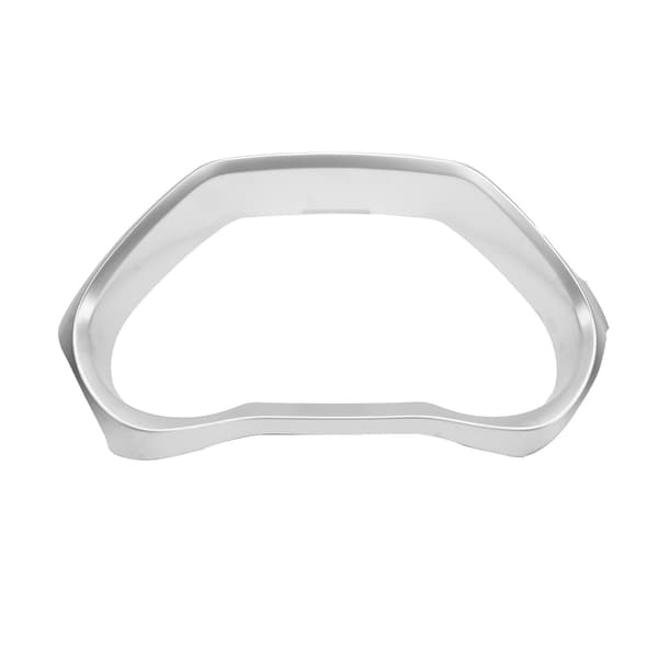 Instrumentpanelram Trim Dashboard Silveröverdrag Passar för Harrier Venza XU80 2020-2021