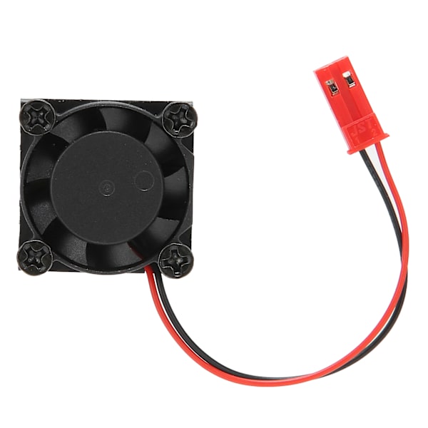 För Raspberry Pi 4B fläktsats med inbyggd kylfläns i aluminium för kylning 1G 2G 4G