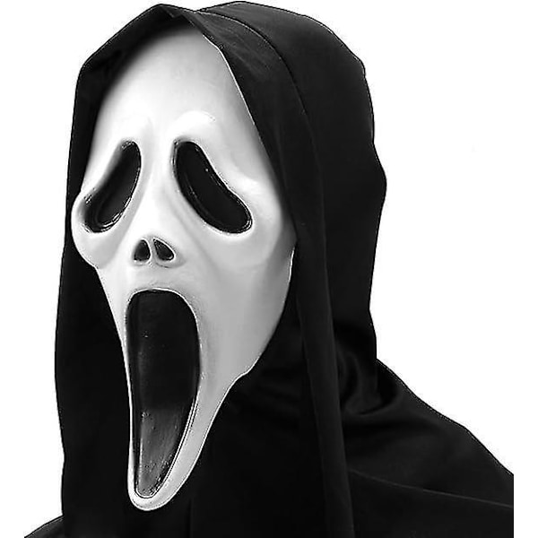 Realistisk Halloween Ghostface Scream-maske for voksne og barn