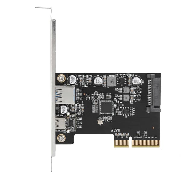 USB3.0 till USB3.1 expansionskort PCI dubbelport USB-gränssnitt datortillbehör PH65AC