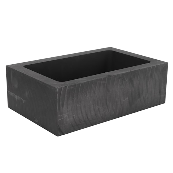 170 ml grafitform rektangulär grafitgötform för smältning av guld, silver, mässing, koppar, aluminium