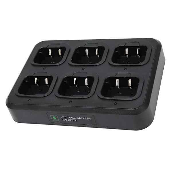 Walkie Talkie 6-vejs oplader Effektiv multienhed 2-vejs radioopladningsbase til BF-888S AC100-240V EU-stik