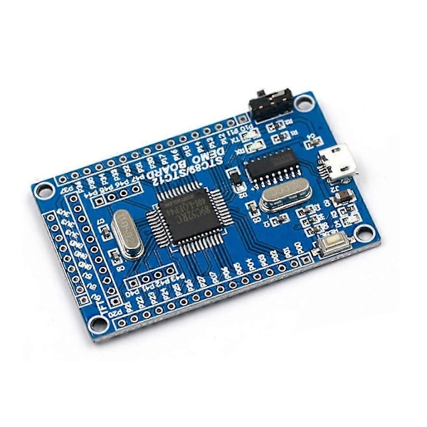 51 Enkelchips Mikrodator Minsta Systemkort Stc89c52rc Ic Tft 1.44 Lcd