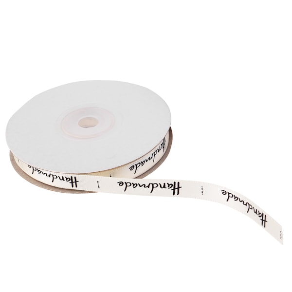 Handgjorda bandinpackning Satinband Presentförpackning för hem/bröllopsdekoration (beige)