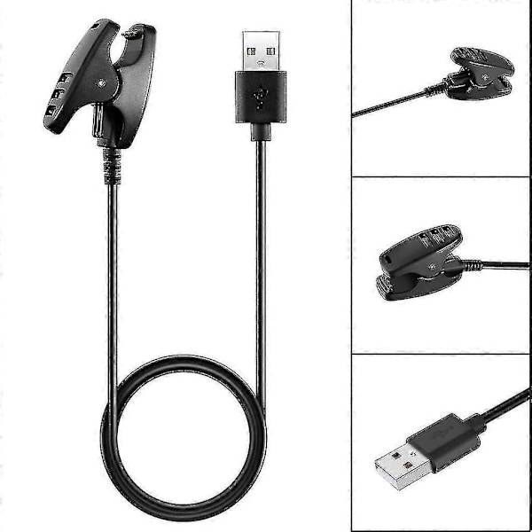 Passende 1m USB-klips ladekabel for Suunto 3 Spartan Trainer Ambit 2 3 Traverse
