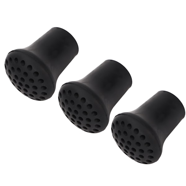 10 stk Gummi Walking Stick Tip Honeycomb Type Robust Skridsikker Cane Stick Feet 0.7in