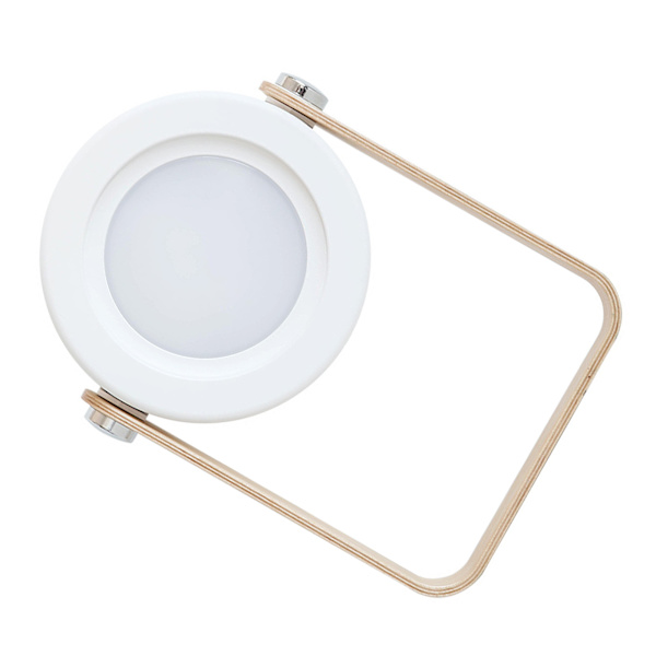 LED-lykta nattlampa hopfällbar teleskopisk USB-bordslampa utomhus barn 3D-gåvor elegant vit