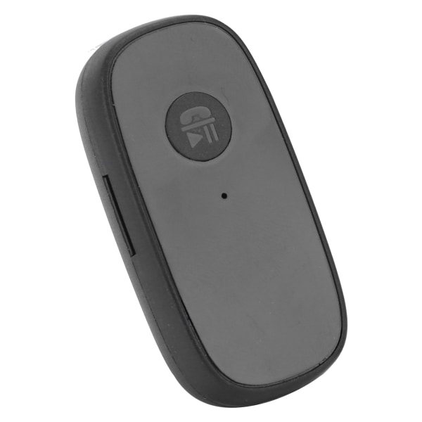 A80 trådløs krageklemme Bluetooth 5.0 øretelefon stereo bilstereo multifunksjonsadapter Standard svart