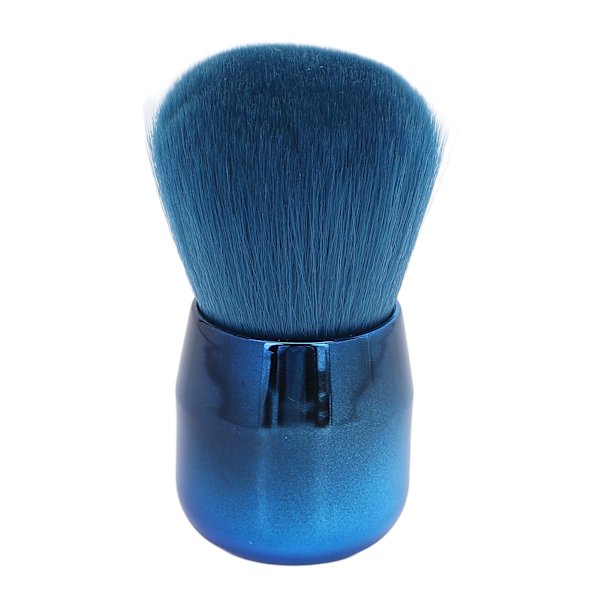 Poskipunasivellin Pehmeä pörröinen hiussieni pään meikkiharja Bronzer Loose Powder Kosmetiikka Tummansininen