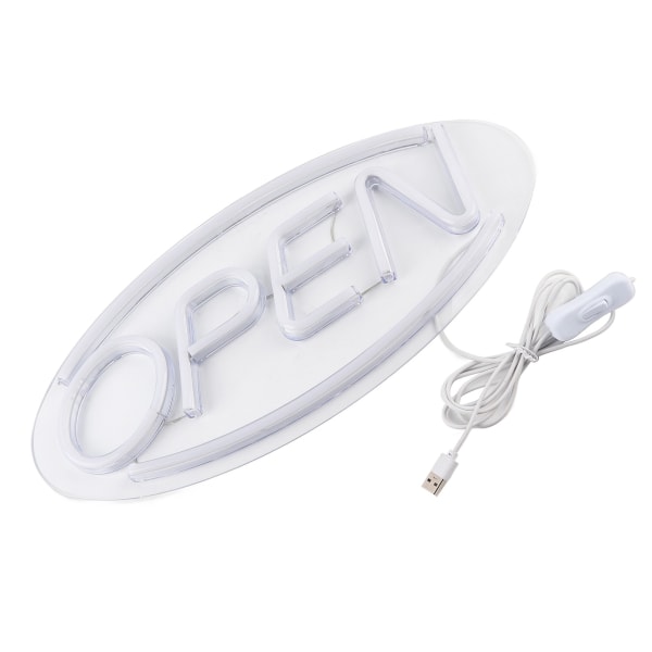 OPEN Letters Muotoiltu riippuva LED-neonvalo Kauppakyltit USB -LED-valo kotikauppaan