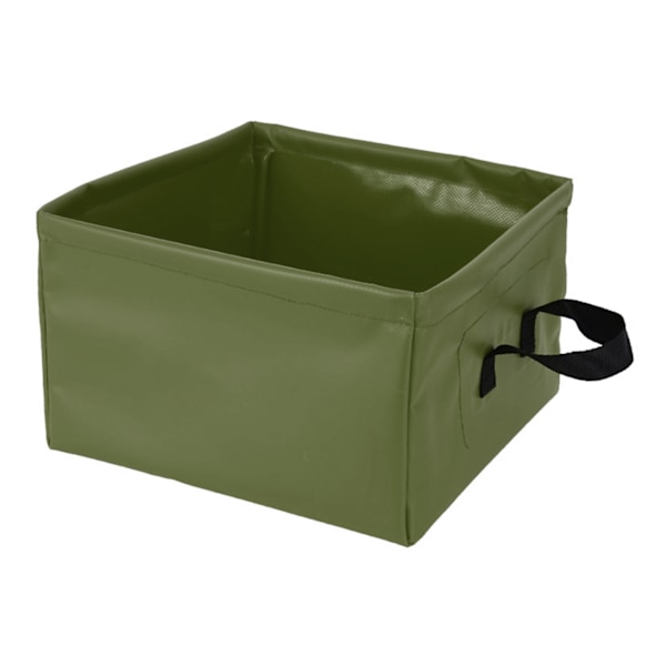 Collapsible Basin Leakage Proof Portable Folding Camping Bucket for Travel Hiking 13L OD Green 13L