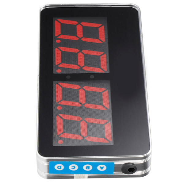 Modern USB-driven lysande LED-klocka för hem, vardagsrum, kök, kontor, DC5V EU-kontakt 110-220V
