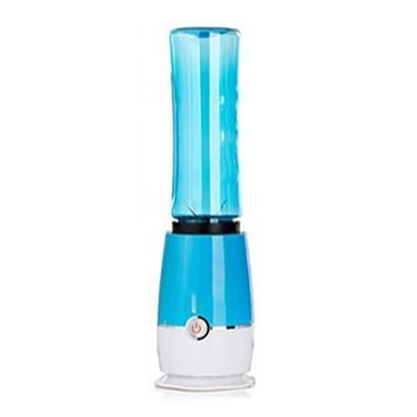 Portable Blender 500ml Capacity 4 Blade Mini Travel Electric Fruit Mixer Juicer EU Plug 220V Blue