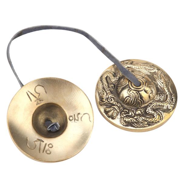 Håndlaget tibetansk meditasjonsklokke buddhistisk perkusjonsinstrument (#3)
