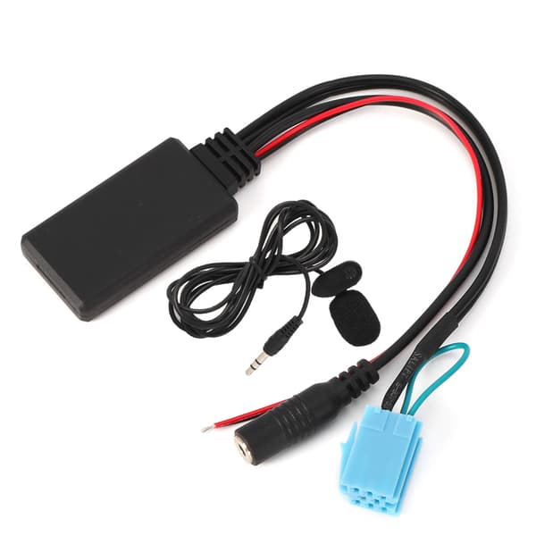 8-pinners Bluetooth AUX IN-kabeladapter med mikrofon håndfri samtale, passer til Smart Fortwo 450