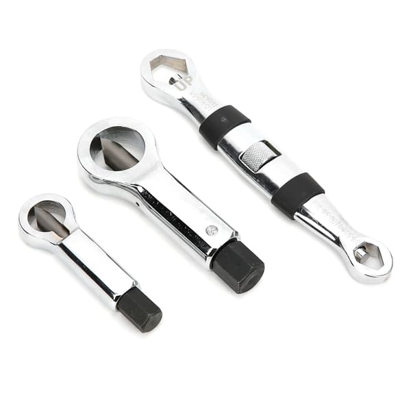 3 stk 4-22 mm / 0,2-0,9 tommer ødelagt skadet mutterfjerner verktøy splitter