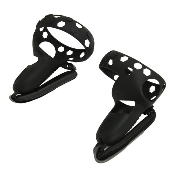 Silikon Kontroller Skydd för Quest 2 Förhindra Halkfall Resistent Skyddande VR Kontroller Greppskydd med Handledsrem