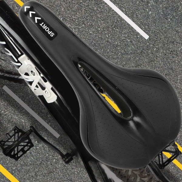 Mountain Road Bike Seat Pehmeä Hengittävä Ontto Polkupyörän Satula PyöräilytarvikkeetPyörän istuin