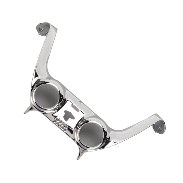 For PS5-kontroller frontplate DIY erstatningsklips skall dekorasjonstilbehør med joystick-deksler sølv