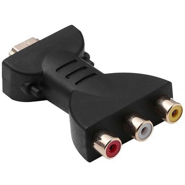 HDMI-kompatibel til 3RCA-adapter Han til Hun AV Video Lydadapterkonverter til TV PC A