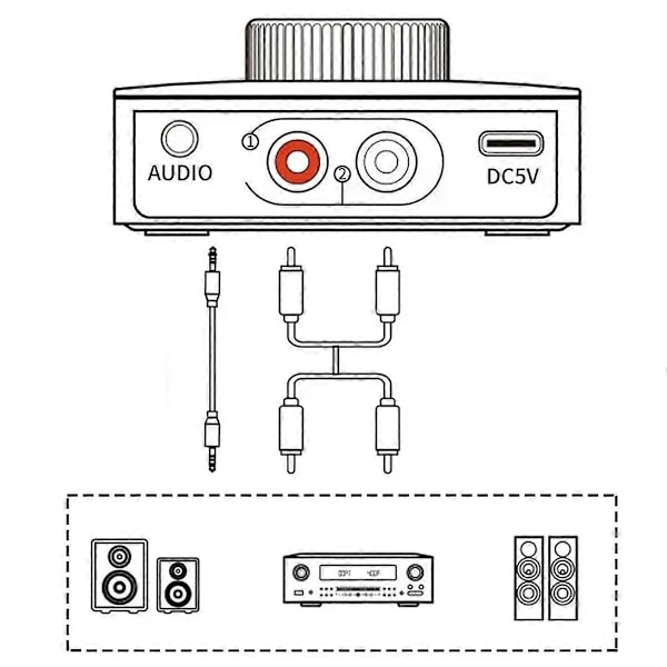 MR230PRO Hi-Res HD Bluetooth-ljudmottagare