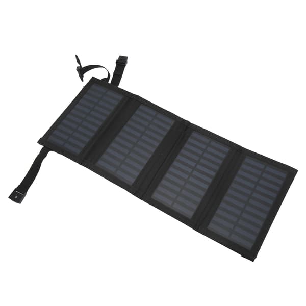20W Sammenleggbart Solcellepanel 5.5V Bærbar USB-port Monokrystallinsk Brett for Utendørs Reise Camping