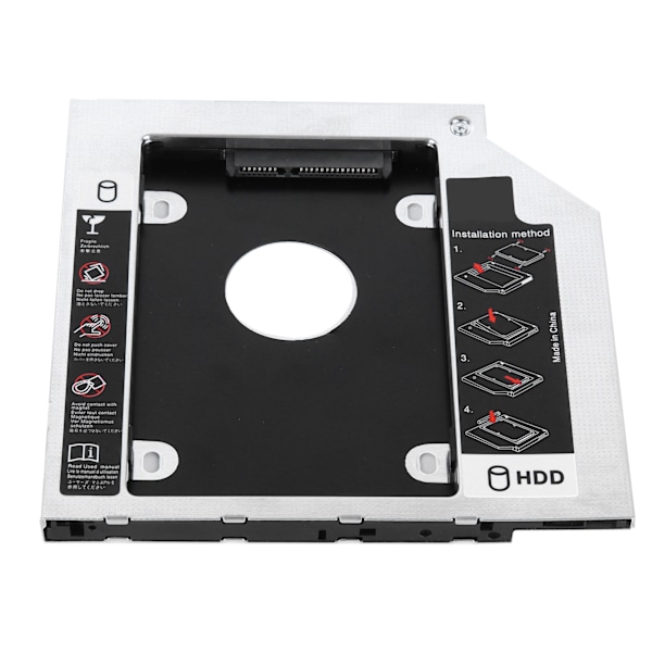 SATA3.0 HDD Caddy 9,5 mm/12,7 mm Universal anden aluminiumslegering computertilbehør til bærbar 9,5 mm